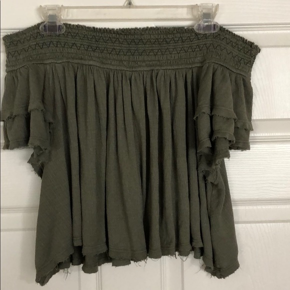 Free people off the shoulder top - Picture 1 of 3
